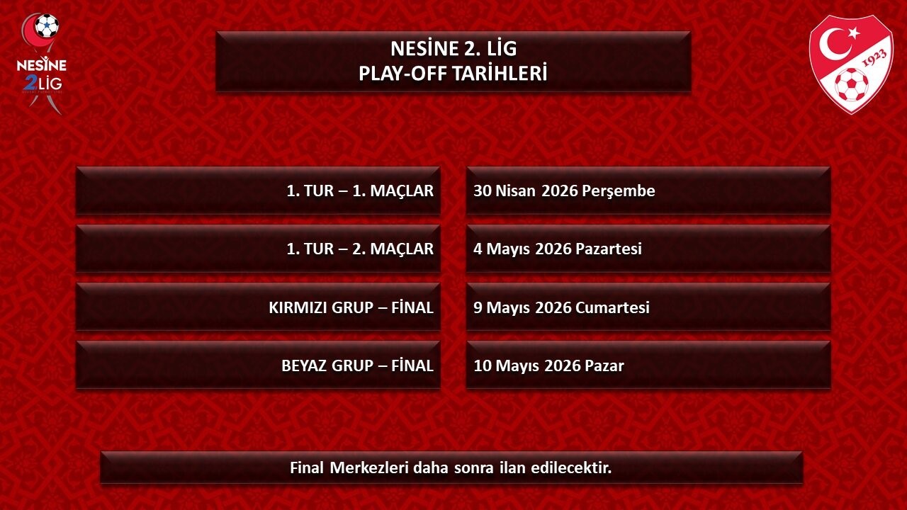 1 2 ve 3 ligde play off tarihleri belli oldu 1 dv2Tmse9