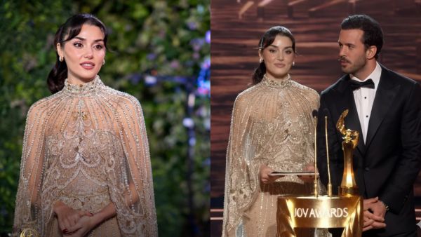 Hande Erçel riyad’daki ödül töreninde ne giydi?