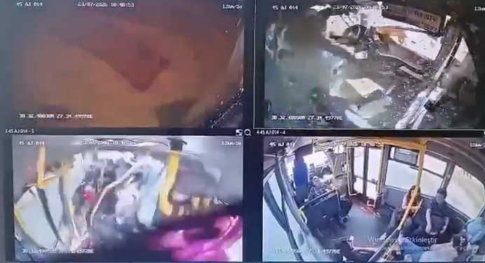 11 kisinin yaralandigi ozel halk otobusu kazasinin goruntuleri ortaya cikti 0 32hrNI5w