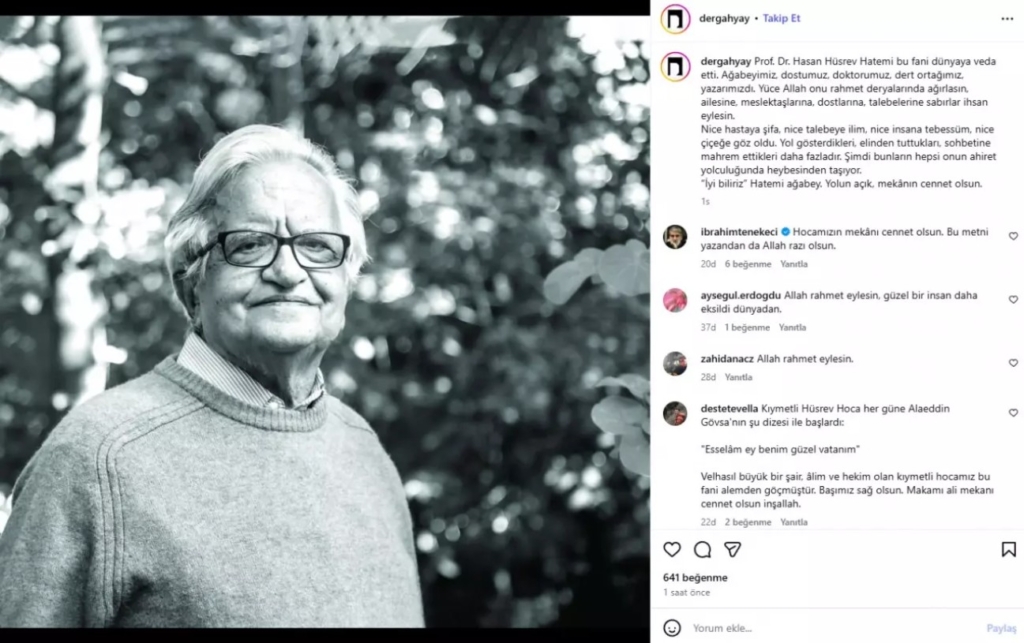 Hüsrev Hatemi’nin vefatı neden bu kadar ses getirdi?