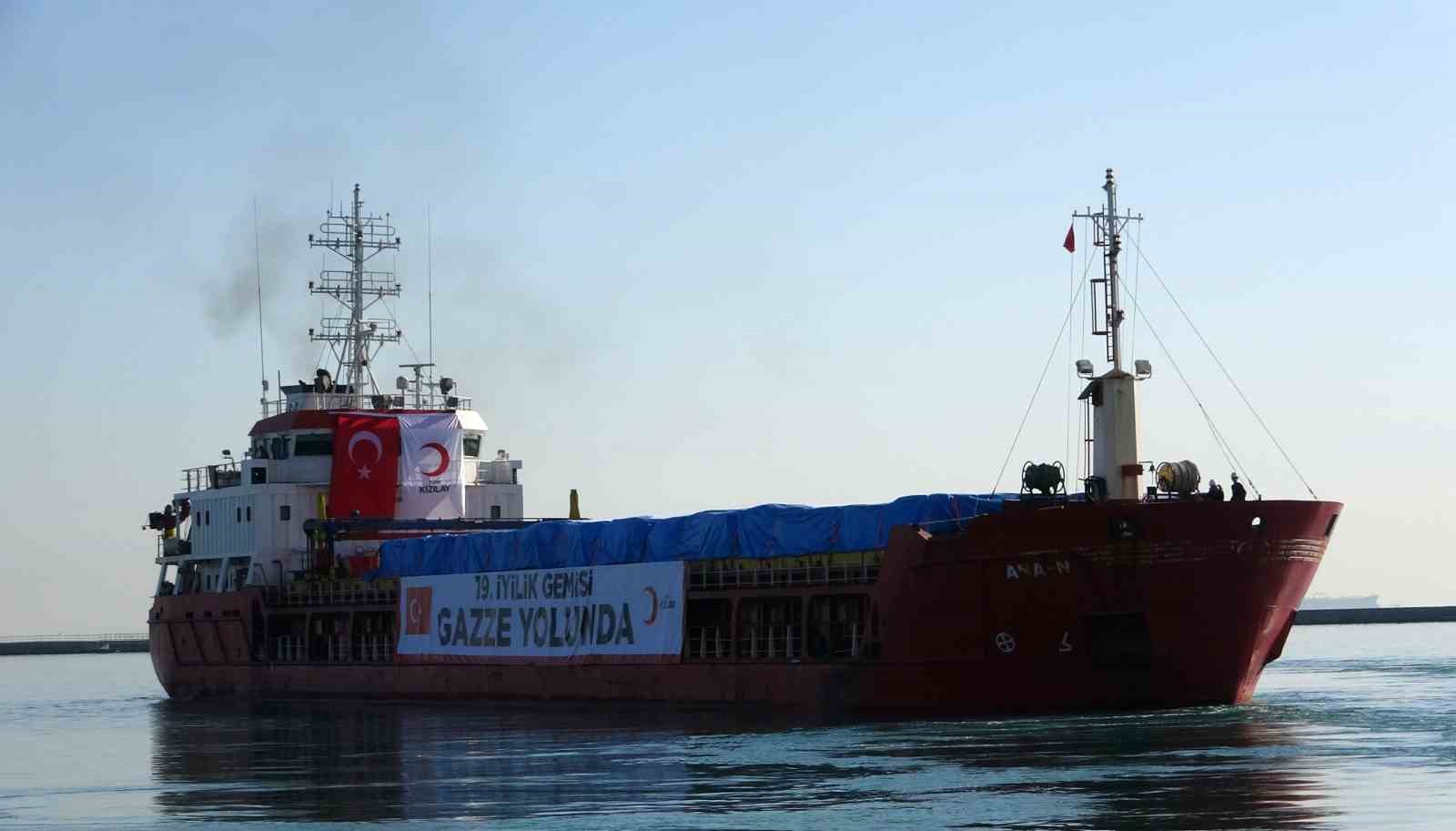19 iyilik gemisi gazzeye insani yardim icin mersinden yola cikti 2 qVQkzeiq