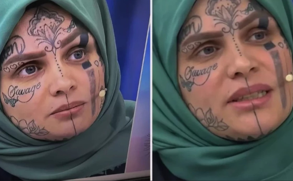 Yüzü dövmeli kadın kim ve neden gündem oldu?
