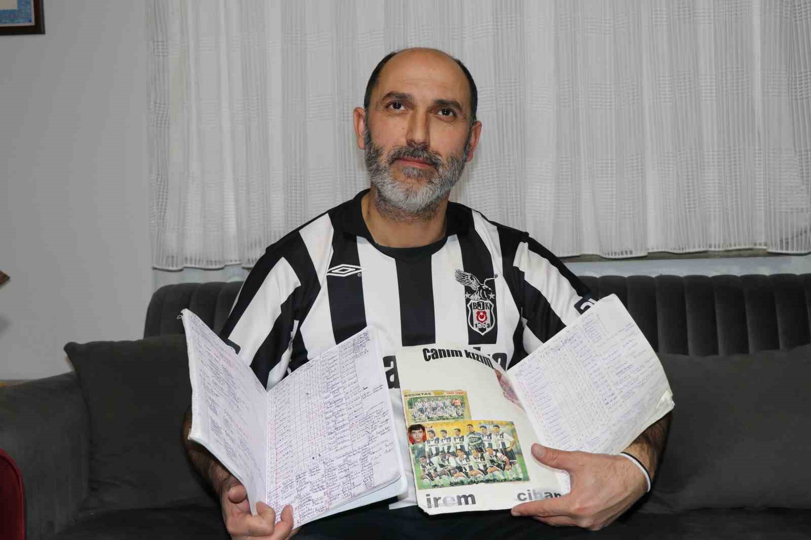 25 yildir besiktasin her macini tek tek not ediyor 2