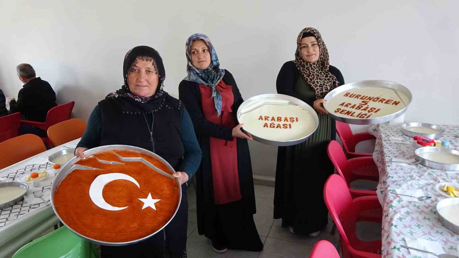 250 tepsi hamur dokuldu 5 kazan arabasi corbasi birlik beraberlik icin kaynadi 0 guWXIb1y