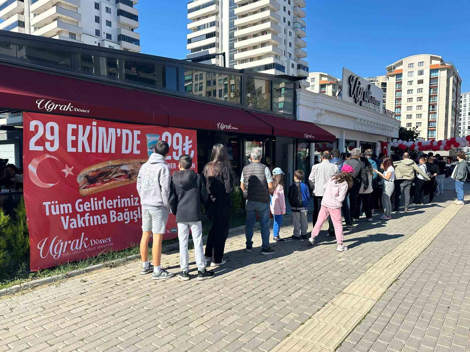 29 ekimde tavuk doner ve ayrani 29 liradan sattilar 2 CBSrTGEz
