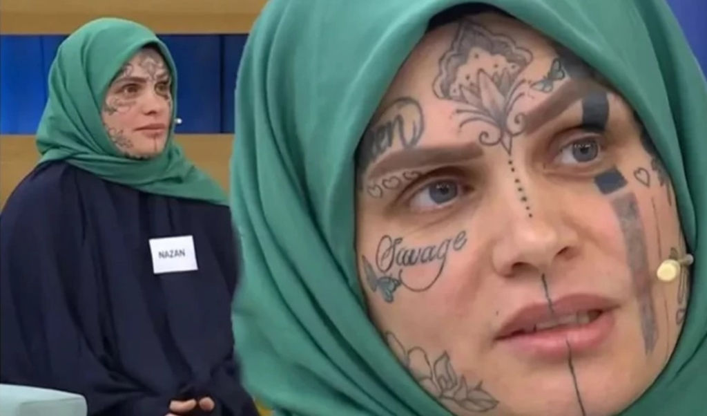 Yüzü dövmeli kadın kim ve neden gündem oldu?