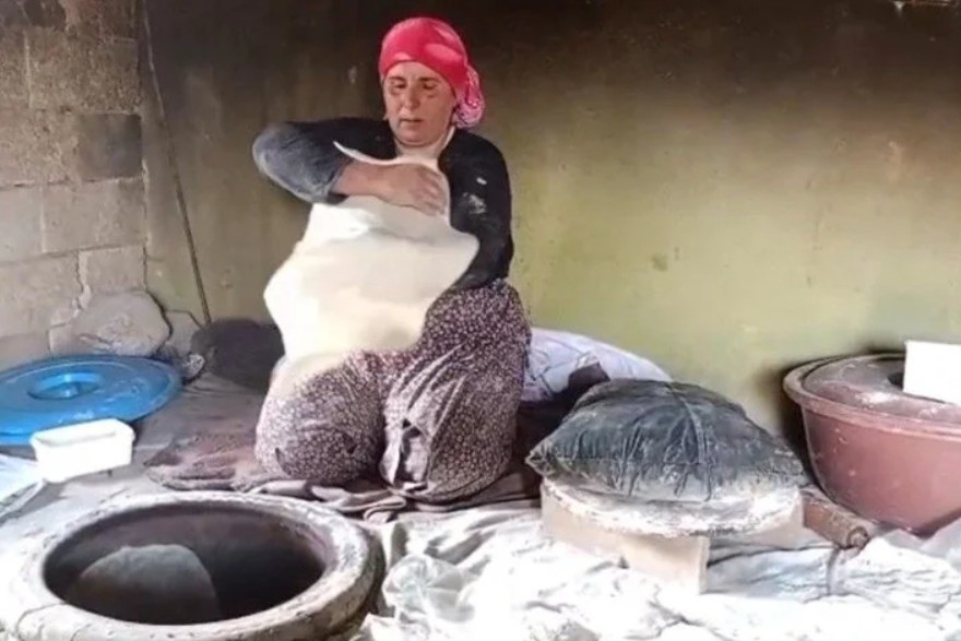  geleneksel tandır ekmeği pişirme 