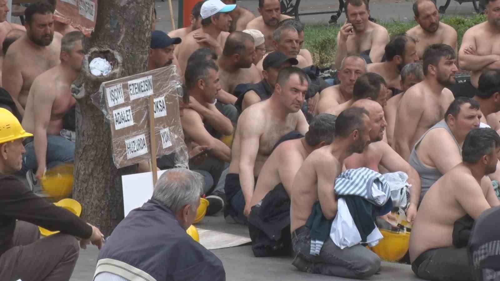 5 aydir maas alamayan maden iscilerinin aclik grevi 8inci gununde devam ediyor 0 YDUDtl5F