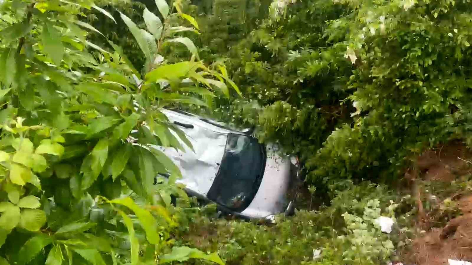 5 metre yukseklikten sarampole ucan aractaki 3 kisi yaralandi 0 qr8QsyKk