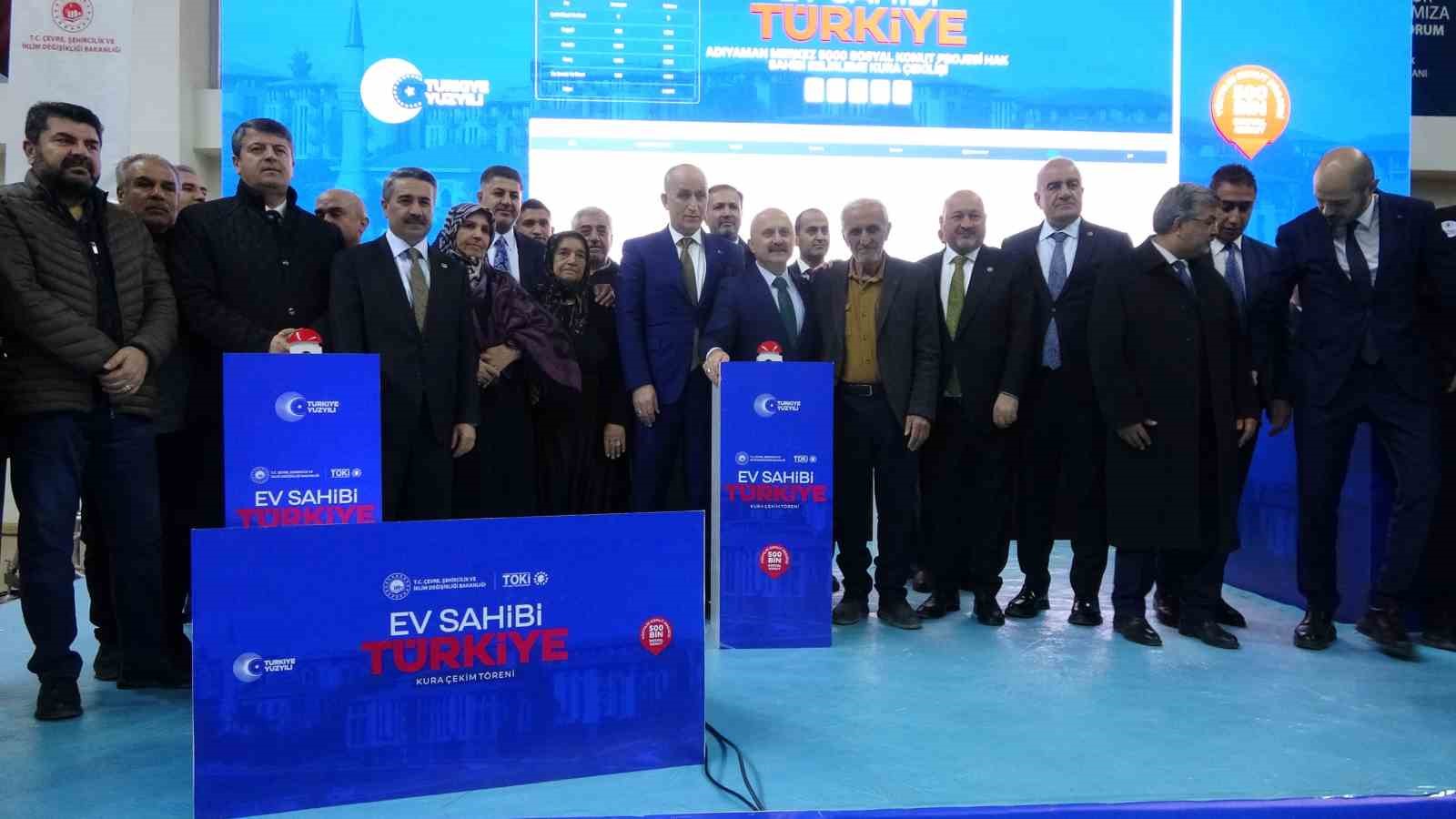 500 bin sosyal konut projesi ilk kurasi adiyamanda cekildi 3