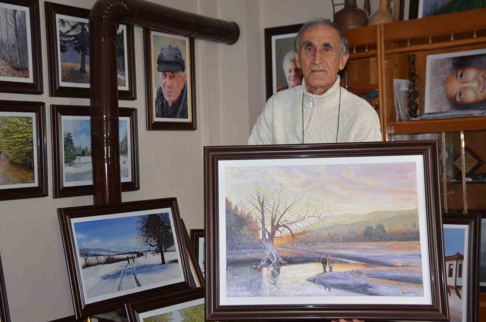 55 yildir en yakin arkadasi resim tuvali oldu 2 BnYh96yA