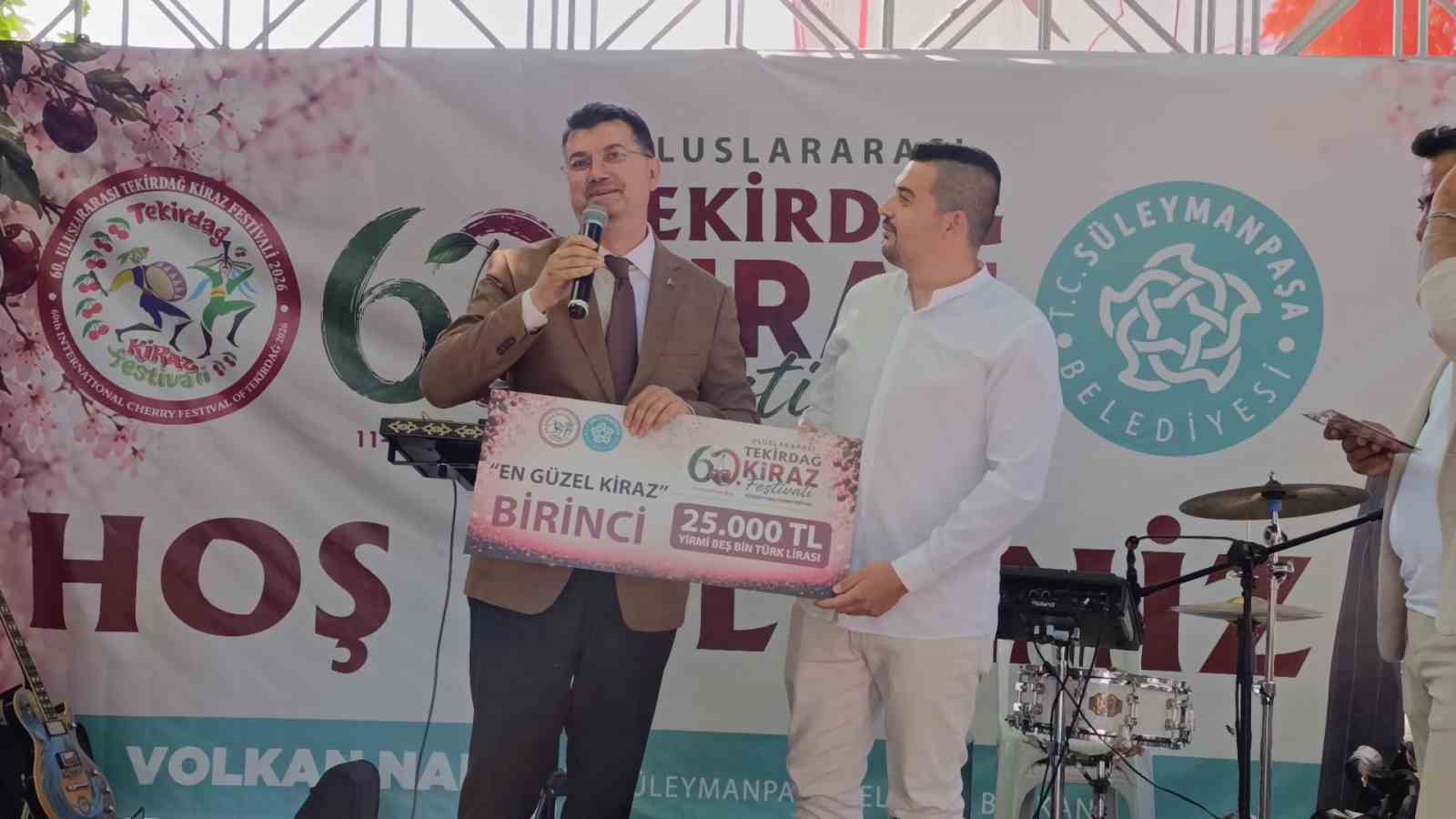 60 uluslararasi tekirdag kiraz festivali basladi en guzel kirazlara 60 bin lira odul PaqT54mC