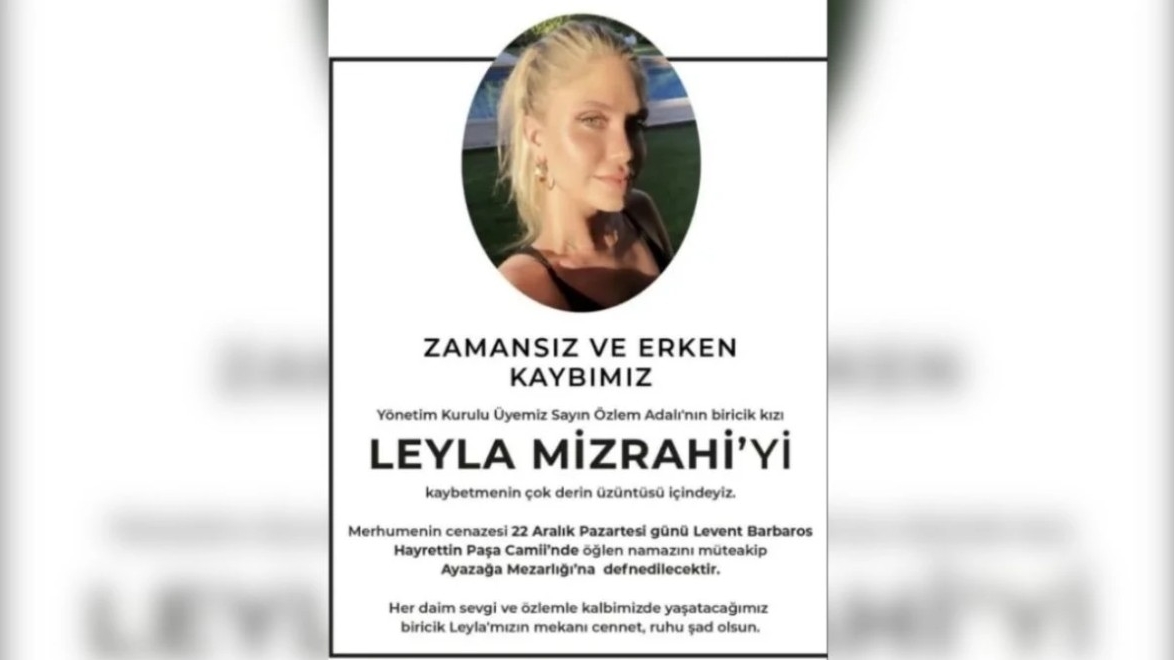 Leyla Mizrahi cenazesi ne zaman?