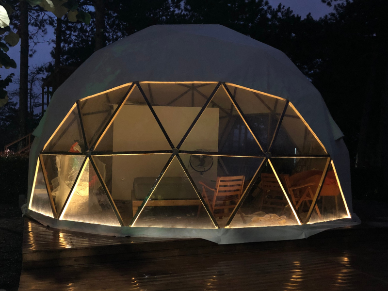 Buubledome glamping 1