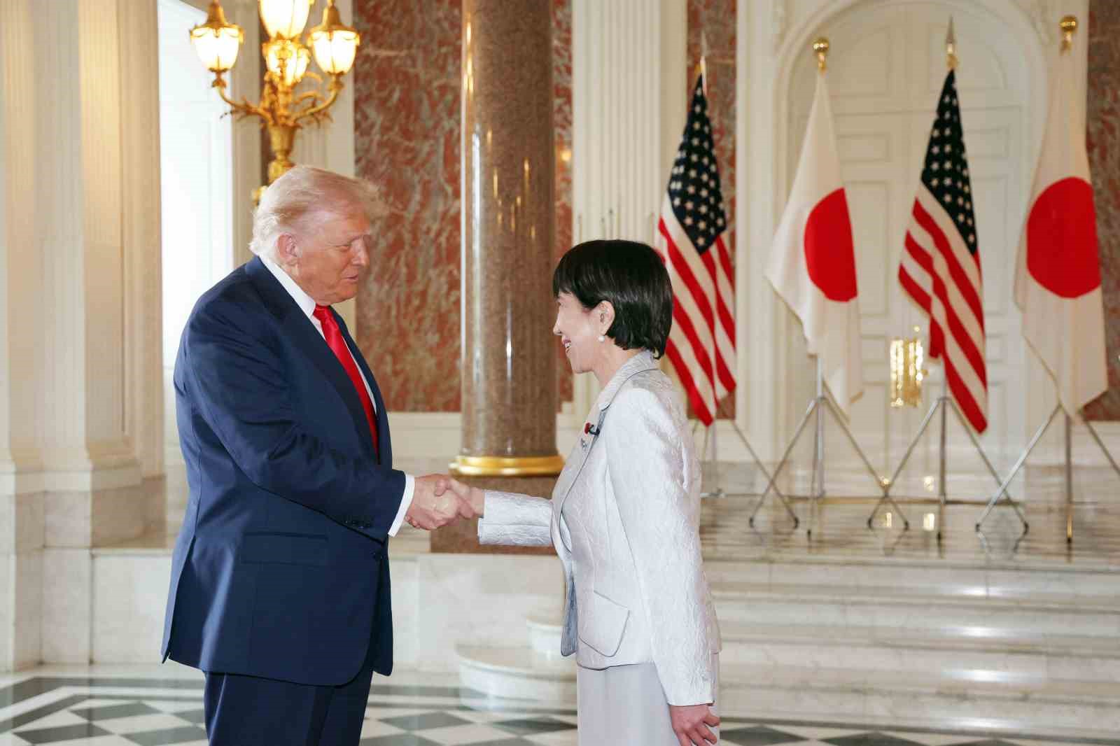 abd baskani trump tokyoda japonya basbakani sanae takaichi ile gorustu 2