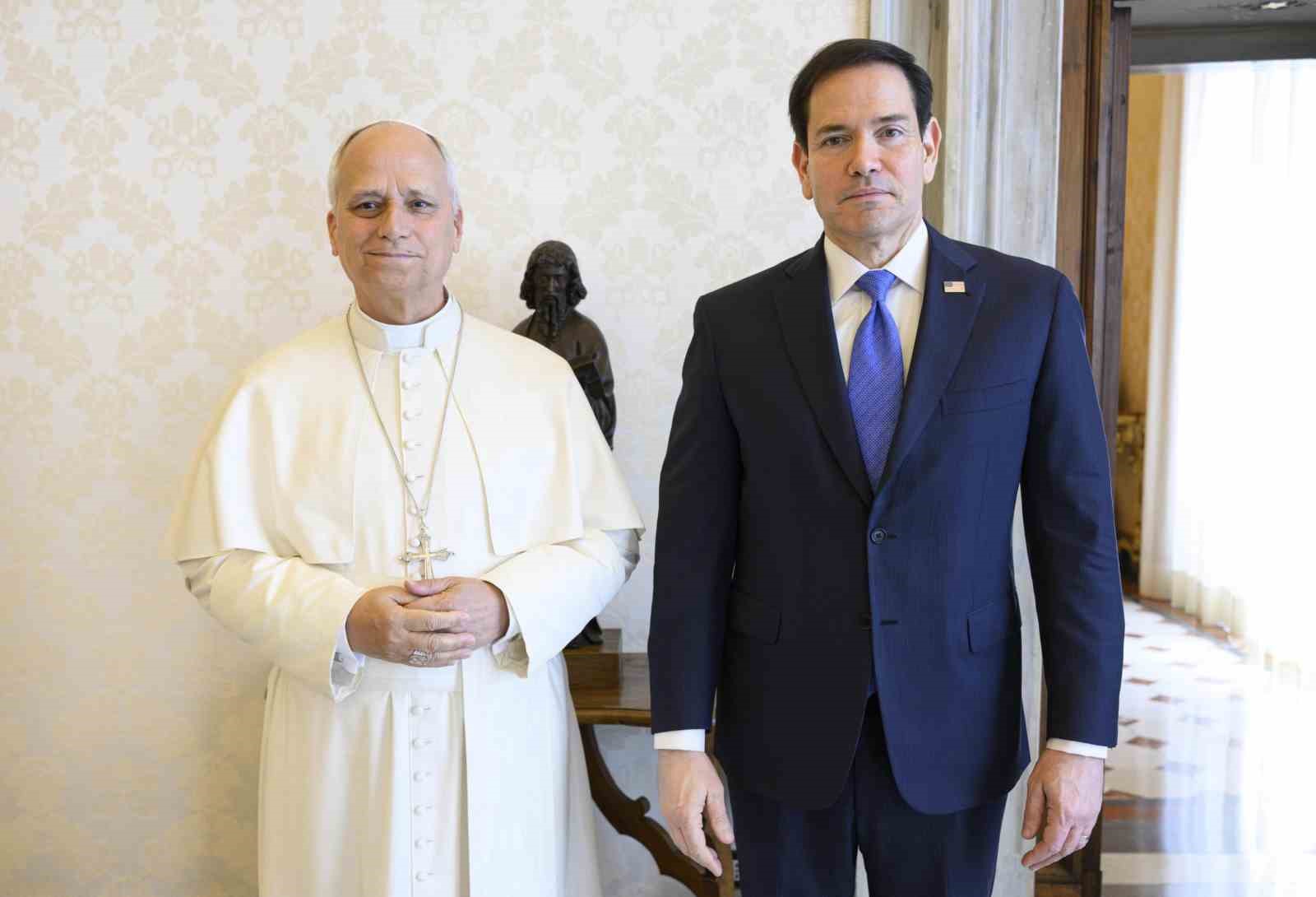 abd disisleri bakani rubio papa 14 leo ile gorustu 0 wOsY4f7d