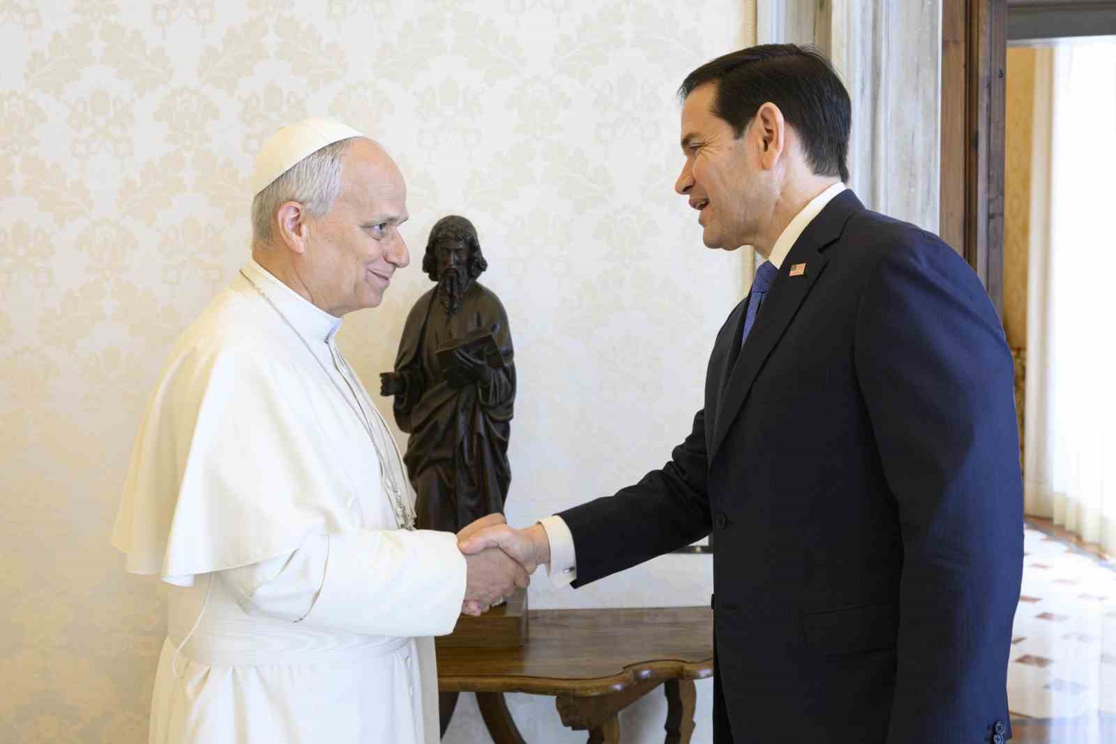 abd disisleri bakani rubio papa 14 leo ile gorustu 1 1DQBLT53