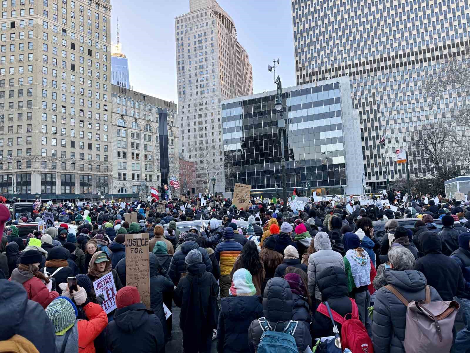 abd genelinde trump yonetimine karsi ulusal kapanma protestolari 6 MESIMVzV