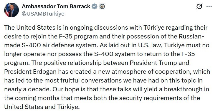 abdnin ankara buyukelcisi barracktan f 35 yorumu 0