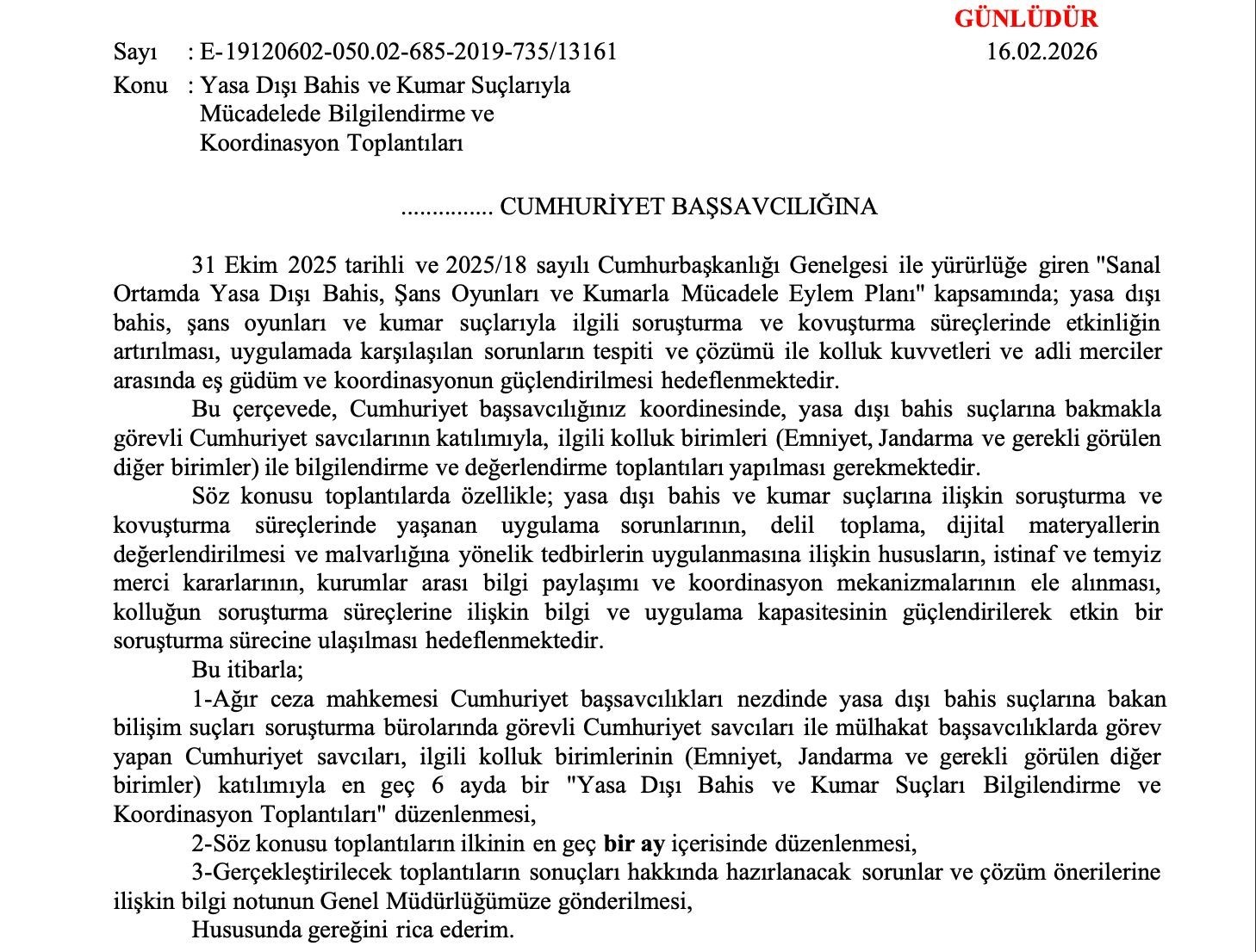 adalet bakanligindan 81 il bassavciligina yasa disi bahis yazisi 0 R5YtY429
