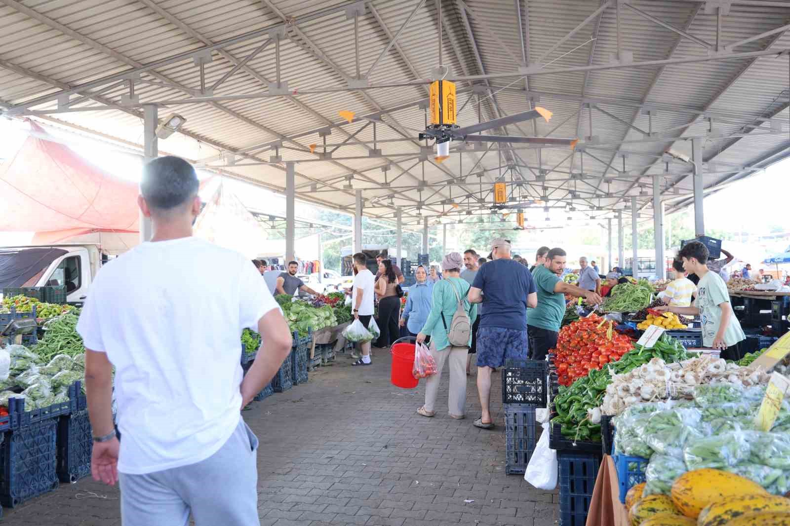 Adana sıcağı bunalttı, belediye pazara tavan vantilatörleri kurdu 4 adana sicagi bunaltti belediye pazara tavan vantilatorleri kurdu 0 Vz9b6sH3