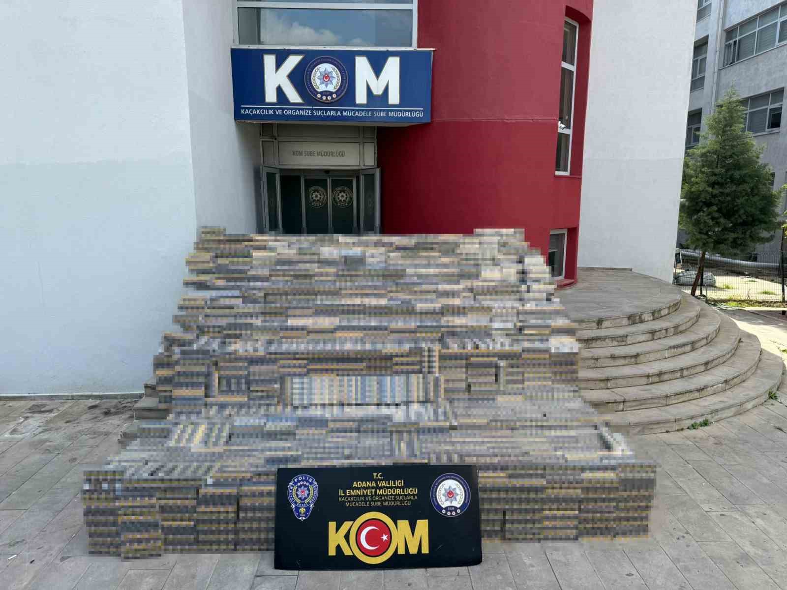 Adana’da 127 bin paket kaçak sigara ele geçirildi 4 adanada 127 bin paket kacak sigara ele gecirildi 0 HsCPkrtr