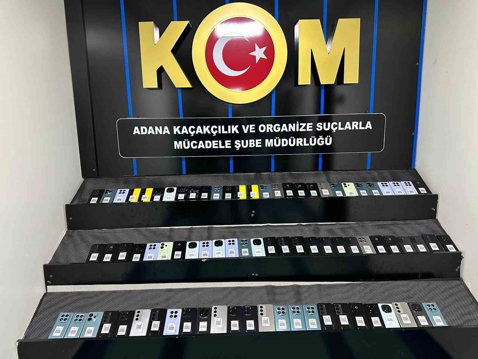 adanada 3 milyon tl degerinde kacakcilik operasyonu telefonlar sigaralar ele gecirildi 2 pRCveE6r