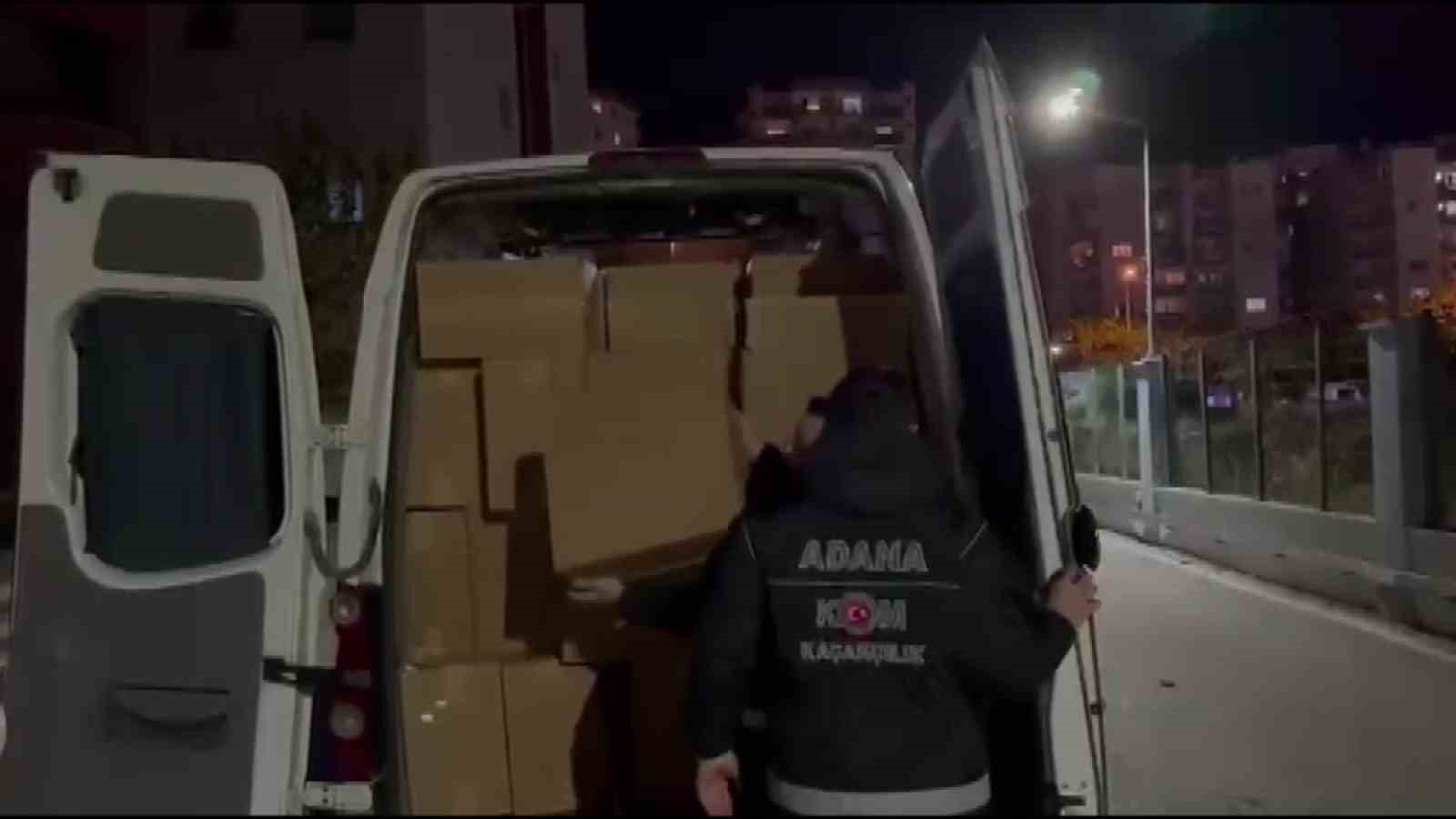adanada 82 bin paket kacak sigara ele gecirildi 1 4sH16GJQ