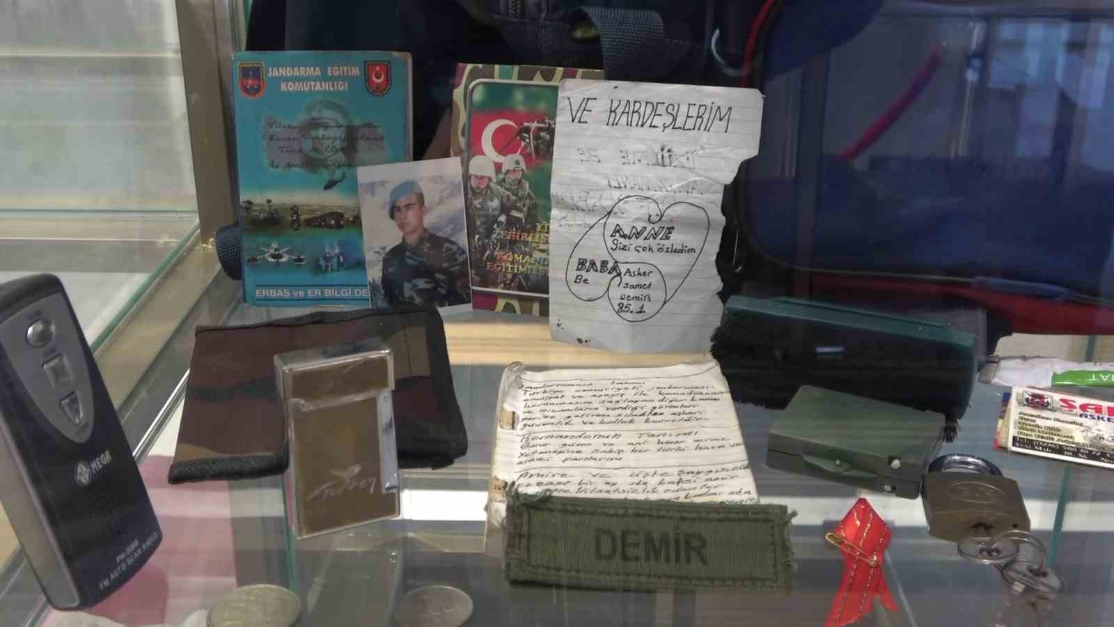 adiyaman sehitlik muzesinde sehitlerin esyalari sergilenmeye basladi 4 kr6FSKlT