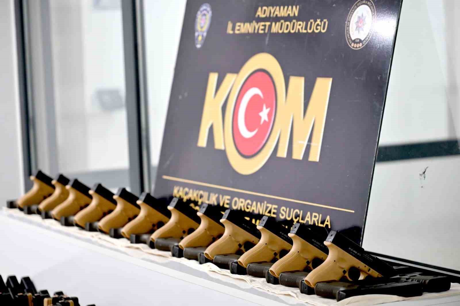 adiyamanda bin adet tabanca ele gecirildi 1