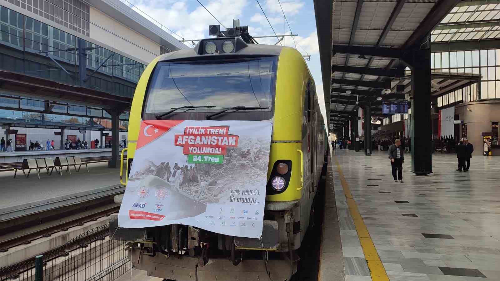 afadtan afganistana yardim eli 24 iyilik treni yola cikti 0