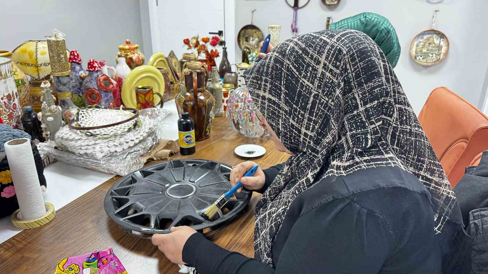 agrida atik urunler sifir atik kursunda sanata donusuyor 5