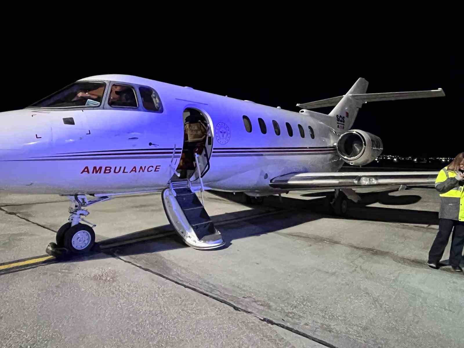 agrida kalp yetmezligi olan 5 aylik bebek ucak ambulansla ankaraya sevk edildi 2 SCEWe5cu