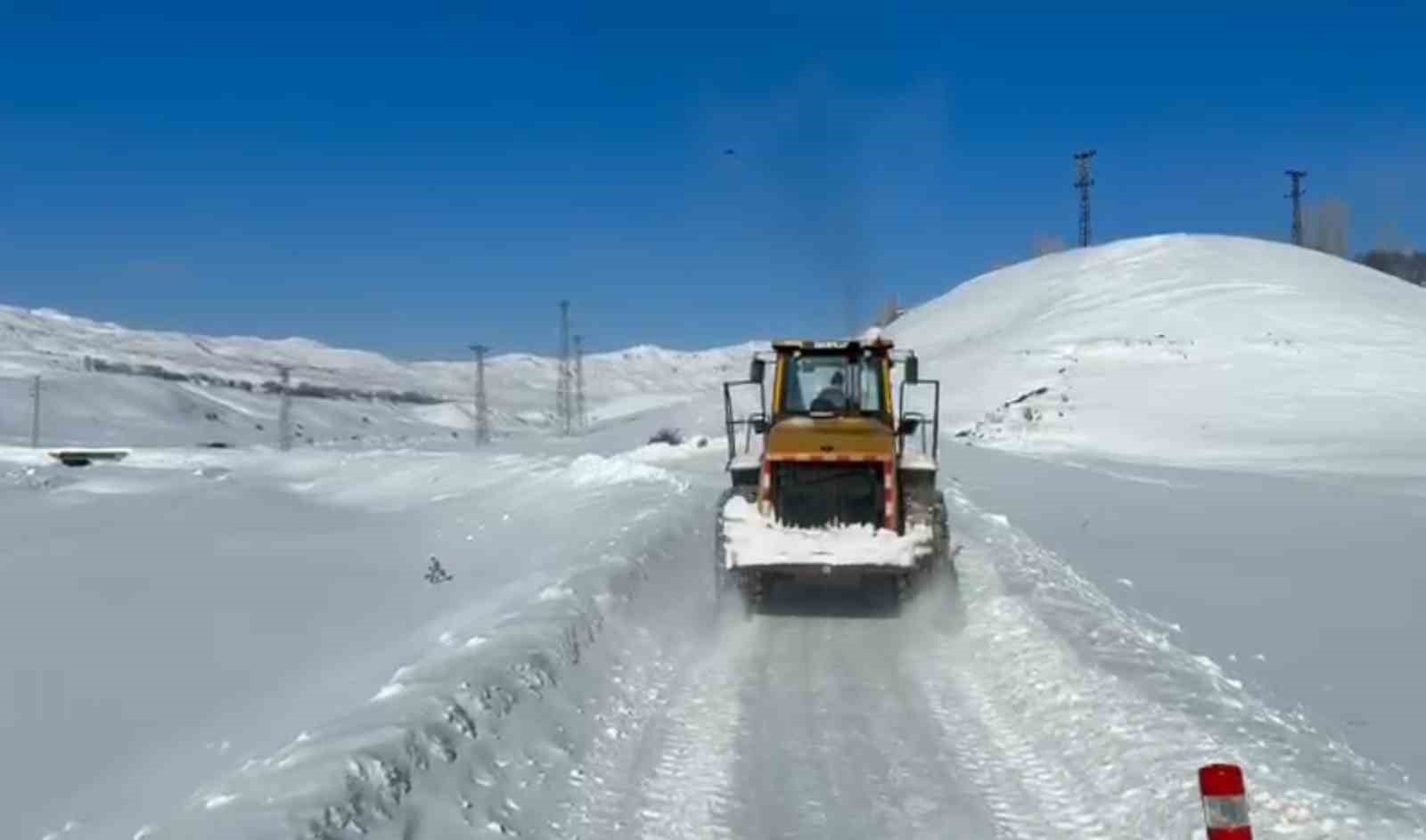 agrida kapali koy yollari ulasima aciliyor 4