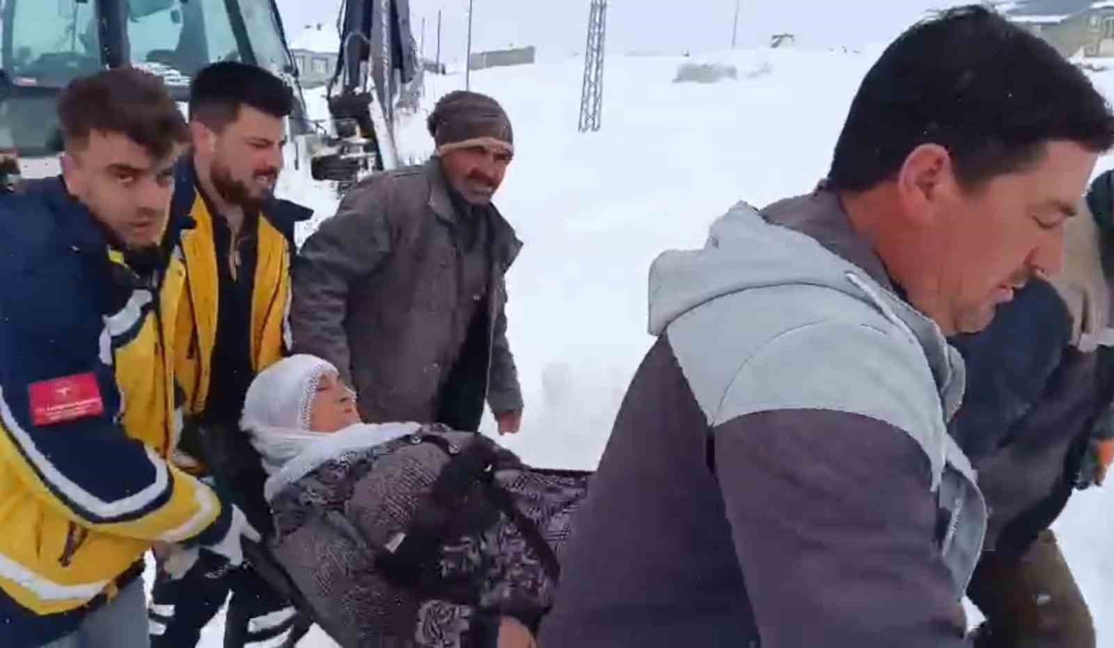 agrida karla kapanan koyde 4 saatlik mucadele hastaya hayat yolu acti 3 wqmddS7G