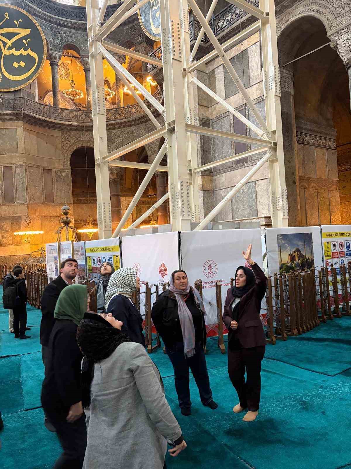 ak parti heyetinden ayasofya i kebir cami i serifinde restorasyon incelemesi 2