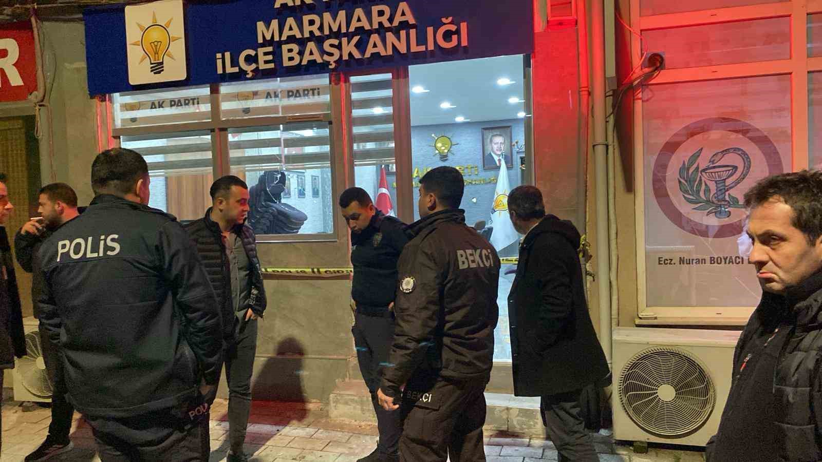ak parti marmara ilce binasina tasli saldiri 1 kzEUNRKH