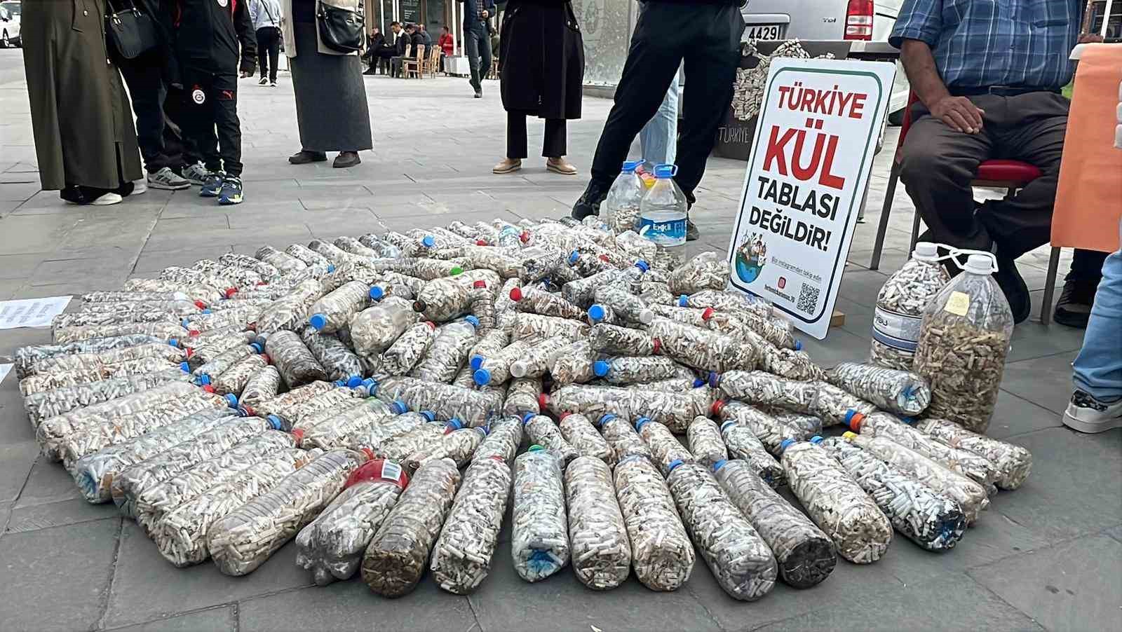 akademisyen ve gonulluler 2 ayda 100 bin sigara izmariti topladi 2 8V7OIwEv