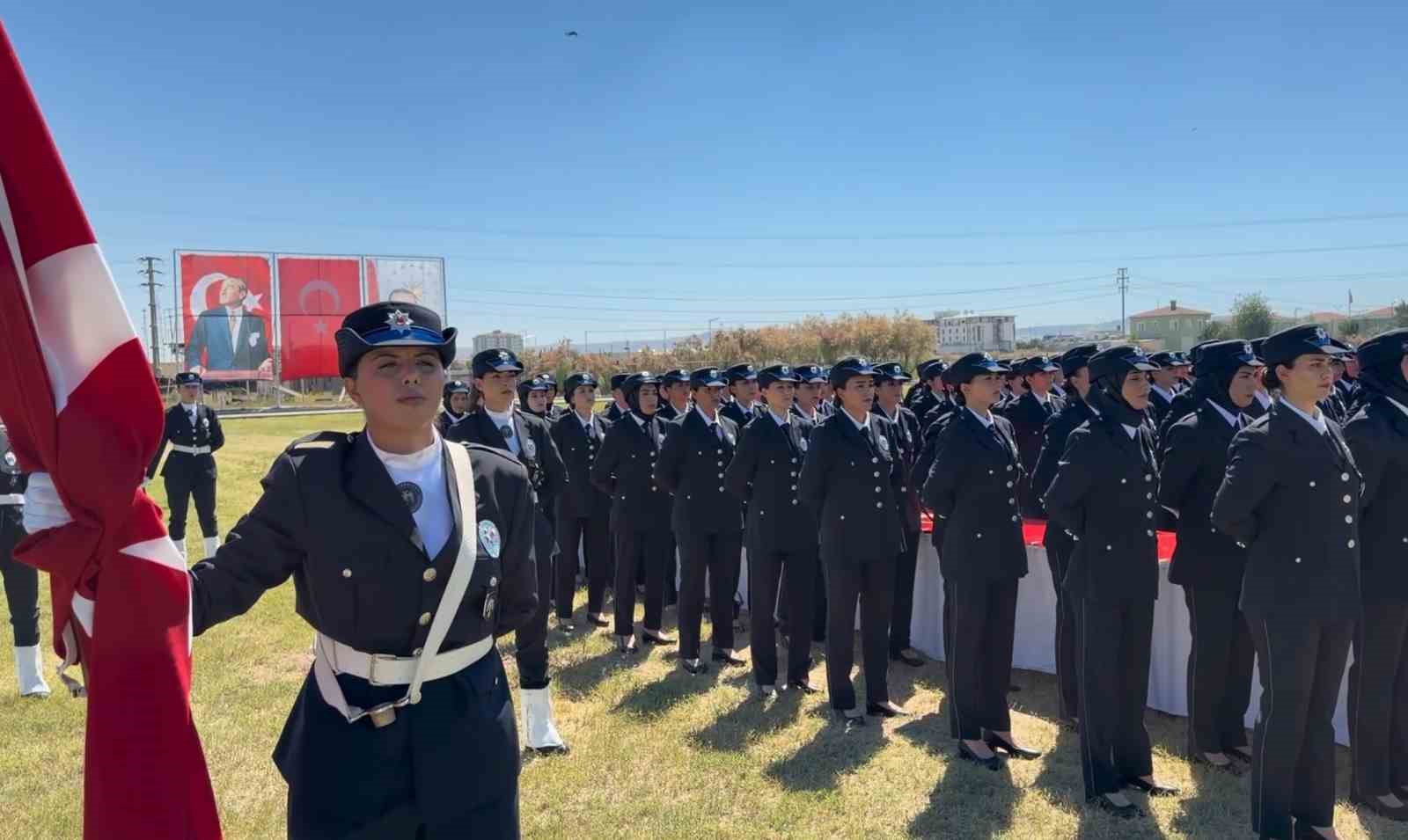 aksaray pomemde 485 kadin polis adayi mezun oldu 2