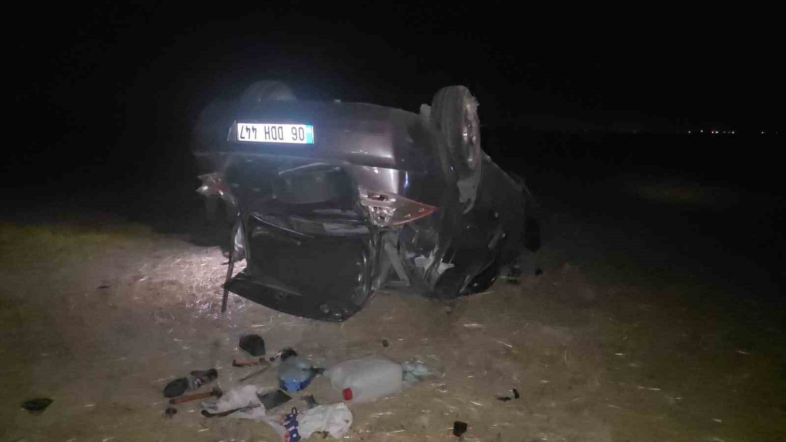 Aksaray’da otomobil takla attı: 2 yaralı 6 aksarayda otomobil takla atti 2 yarali 2 Xlf3DPt8