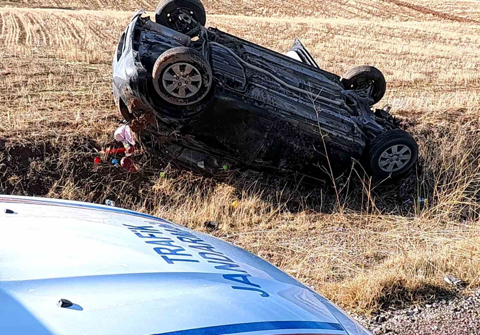 aksarayda takla atan otomobilin surucusu yaralandi 2 s54WufkI
