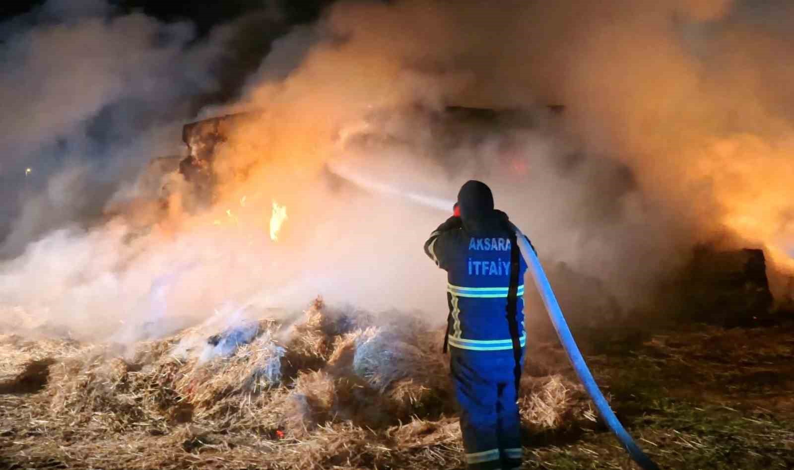 aksarayda tonlarca saman balyasi alev alev yandi o anlar dron kamerasinda 11 V1SkEIng