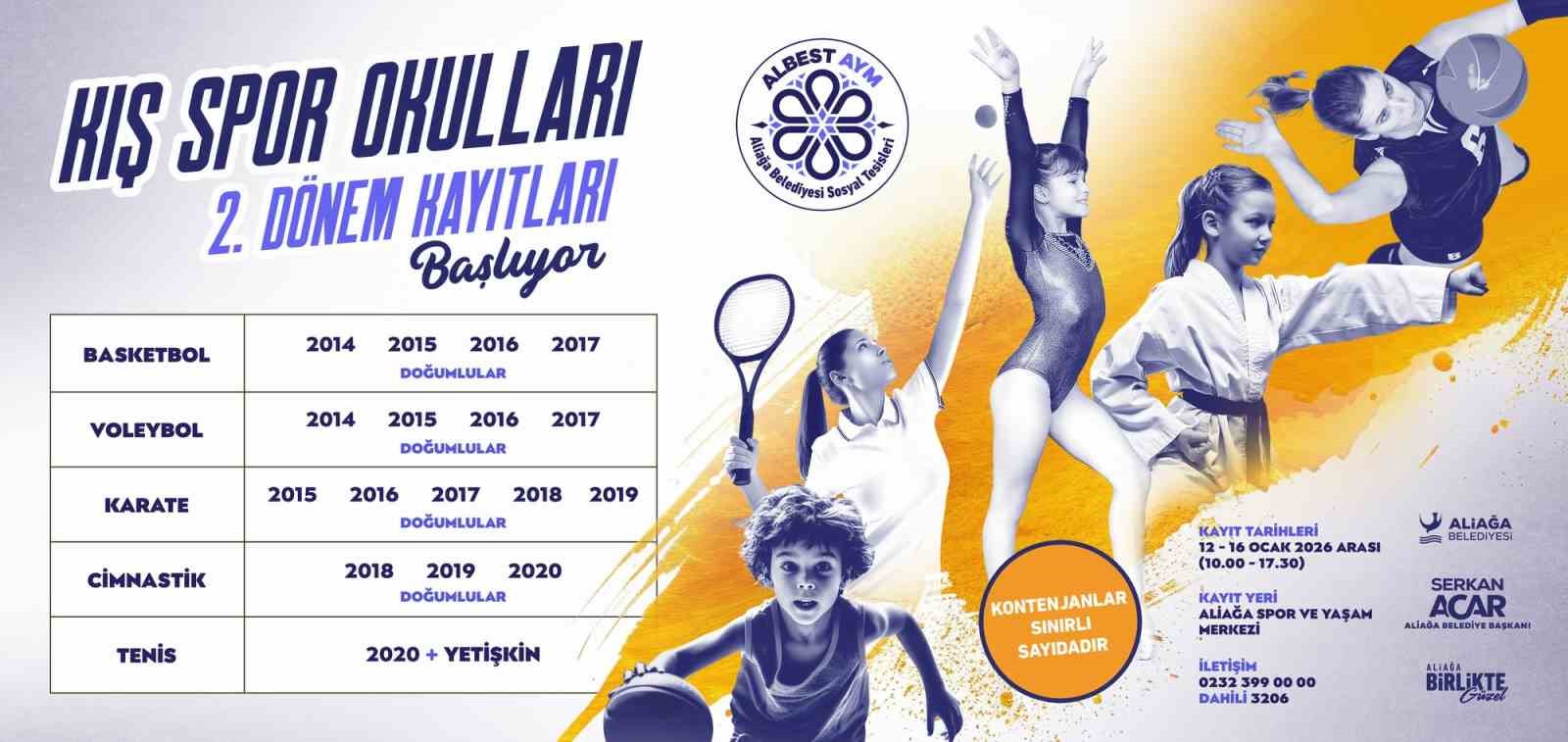 aliagada kis spor okullari 2 donem kayitlari basliyor 3 AZObuyEU