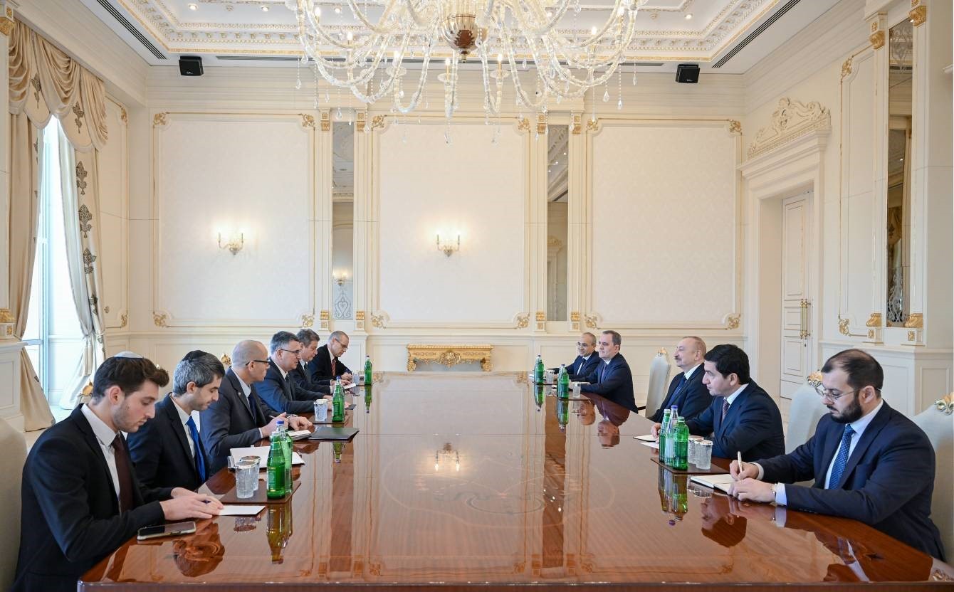 aliyev israil disisleri bakani saari kabul etti 0