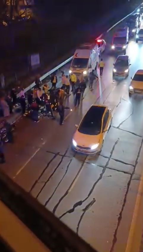 alkollu kamyon surucu kuryeye carpti 1 olu 2