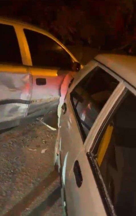 alkollu stajyer surucu park halindeki araclara carpti o anlar guvenlik kamerasina yansidi 2 sLugC2TT