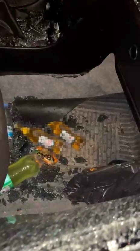 alkollu stajyer surucu park halindeki araclara carpti o anlar guvenlik kamerasina yansidi 3 w64AIutp
