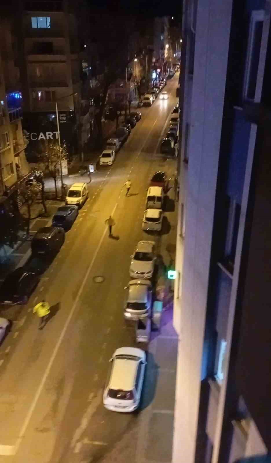 alkollu surucu once aracla sonra kosarak kacti polis havaya defalarca ates acti yine durmadi