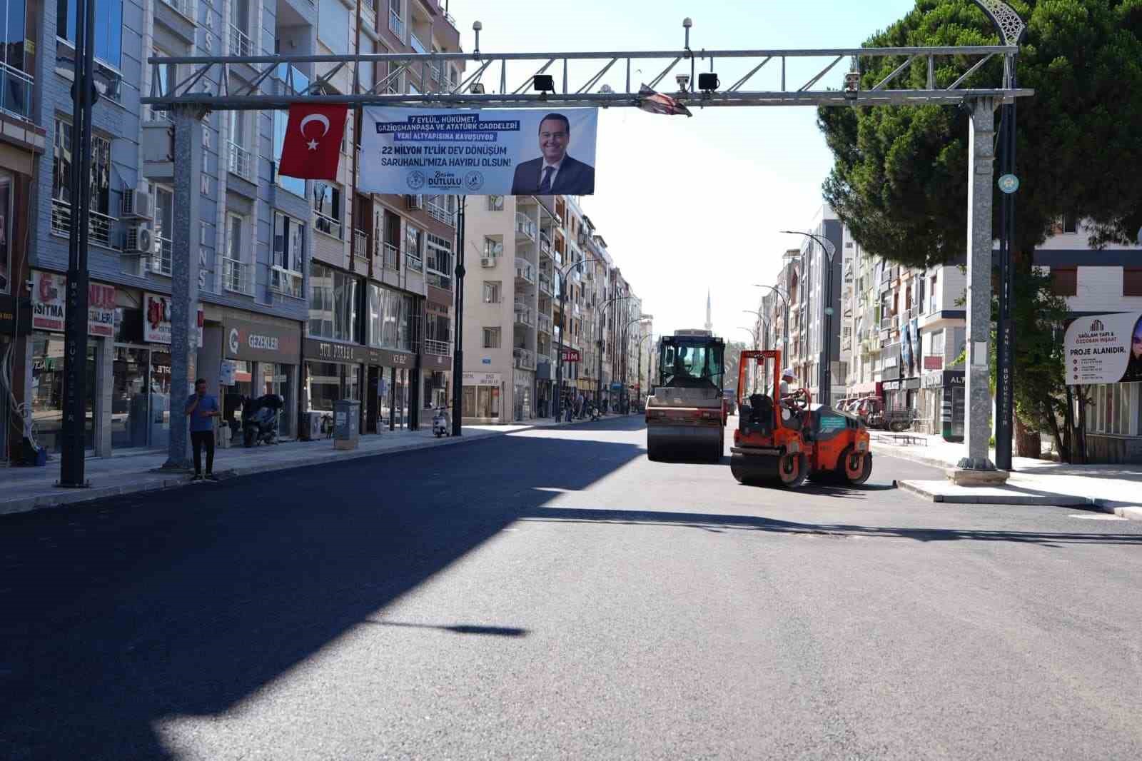 altyapisi yenilenen caddede sicak asfalt calismalari basladi 2 qMDS3KRF