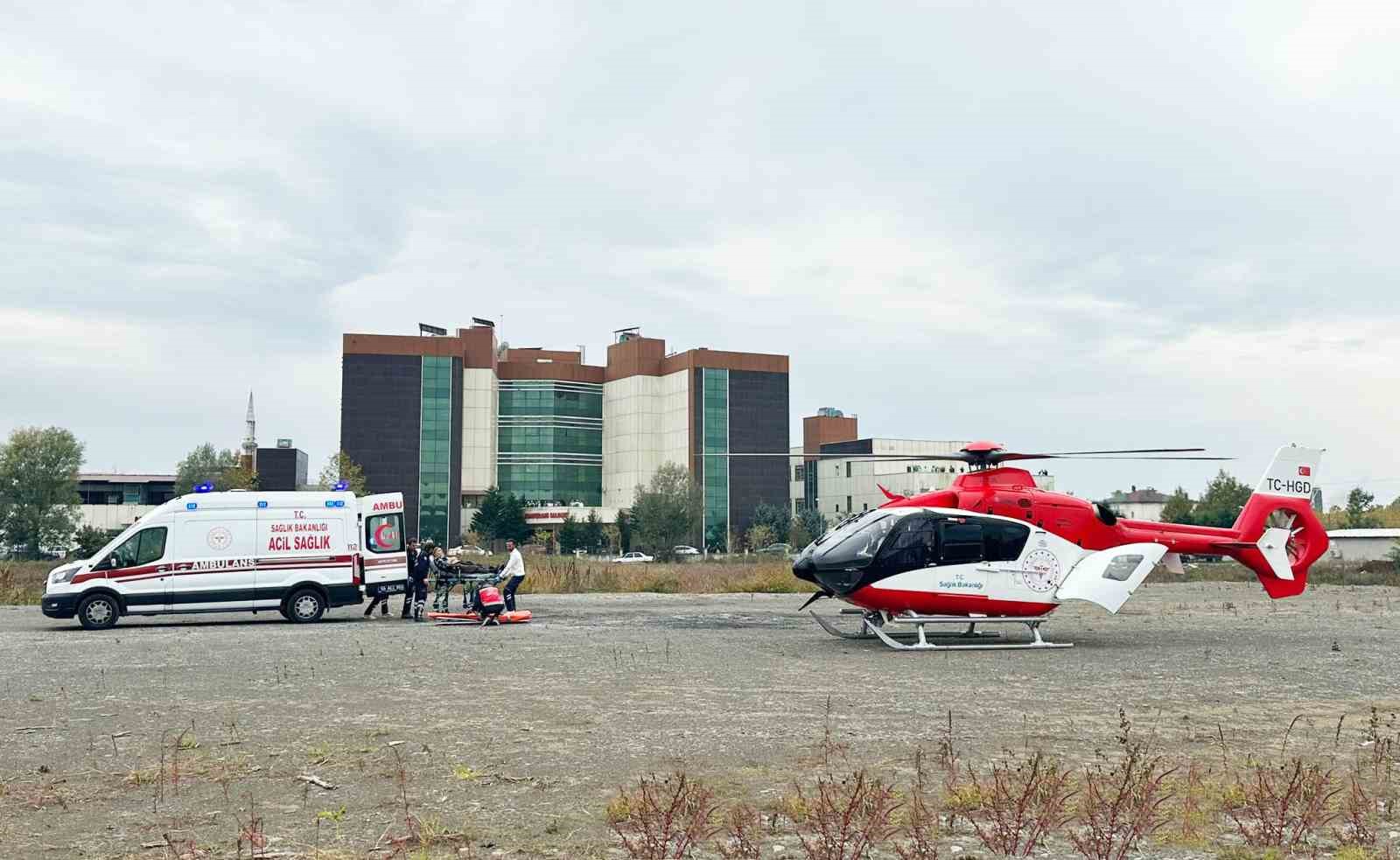 ambulans helikopter kalp pili ihtiyaci olan hastaya umut oldu 0 snKqdcFE